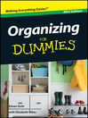 Organizing For Dummies (eBook)